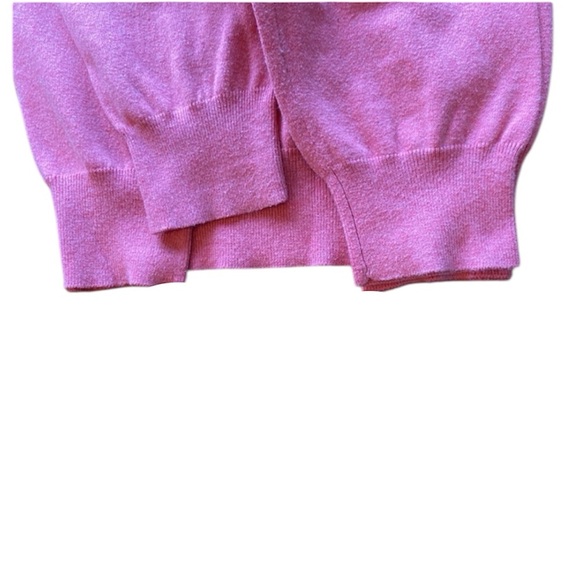 XXL Peter Millar Salmon Long Sleeve V-neck Sweater Pima Cotton Silk Cashmere 2X - Picture 8 of 8